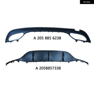 メルセデス ベンツ C クラス S205 W205 C205 C200 C400 C250 C180 リア バンパー ディフューザー スポイラー バランス トリム A2058856238 A2058857338 - 2 PCS