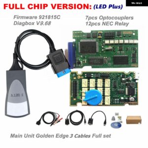 フルチップ LEXIA 3 PP2000DIAGBOXV9.91 FW 921815C チップ OBD2 自動車診断ツール AUTOCODE リーダー LEXIA3 シトロエン プジョー - Full Chip LED Plus