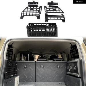 モール パネル トヨタ FJクルーザー 2007-2023 リアブート トランク シェルフ カーゴストレージ ゴミラック オーガナイザー - side panel and frame