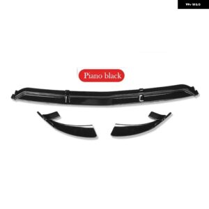 フロント バンパー リップスポイラー スプリッター メルセデス ベンツ GLC X253 W253 C253 クーペ GLC200 GLC260 GLC300 2016-2019 BABOS キット - Glossy Black