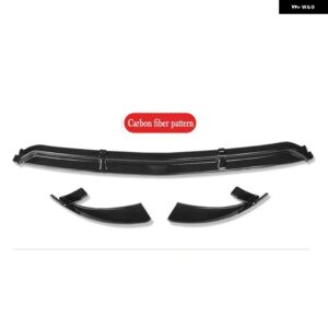フロント バンパー リップスポイラー スプリッター メルセデス ベンツ GLC X253 W253 C253 クーペ GLC200 GLC260 GLC300 2016-2019 BABOS キット - Carbon Pattern