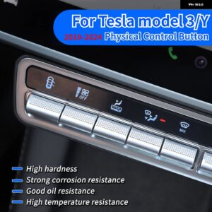 テスラ モデル3 Y 2019-2023 2024 物理 コントロール ボタン テスラ アクセサリー 多機能センター コントロール パネル スイッチ ボタン - 2024 Model3 Highland