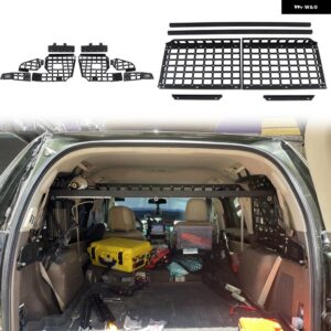 モール パネル トヨタ ランドクルーザー プラド J150 / レクサス GX460 2010-2022 リア トランク カーゴシェルフ 収納 オーガナイザー ラック - trunk with speakers