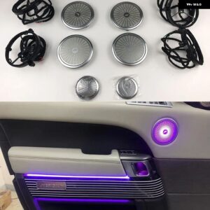 インタードアLED アンビエントライト スピーカー カバー レンジローバー ヴォーグスポーツ13-21デコレーションライトエグゼクティブエディション交換 - Vogue