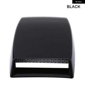 車用 ボンネット スクープエアインテーク 装飾 カバー BMW G30 E92 F30 フォード レンジャー アウディ TT MK2 フォーカス NIVA LADA 4X4 チューニング ラン - black