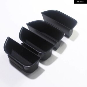 カーアクセサリー アウディ A7 4G 2010-2017 プラスチック 製 内装 フロント リアドア 収納 ボックス ホルダー オーガナイザー - Front and Rear 4pcs