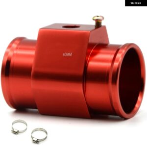 水温センサー アダプター ラジエーター 28MM 30MM 32MM 34MM 36MM 38MM 40MM ブルー/レッド - RED 40MM