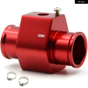 水温センサー アダプター ラジエーター 28MM 30MM 32MM 34MM 36MM 38MM 40MM ブルー/レッド - RED 30MM