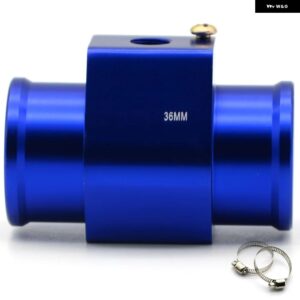 水温センサー アダプター ラジエーター ホース 1/8 NPT TEMP ホース 28MM 30MM 32MM 34MM 36MM 38MM 40MM - BLUE 36MM
