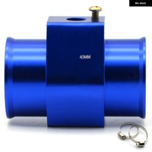 水温センサー アダプター ラジエーター ホース 1/8 NPT TEMP ホース 28MM 30MM 32MM 34MM 36MM 38MM 40MM - BLUE 40MM