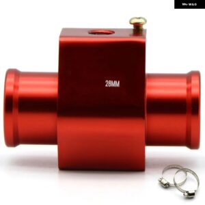 水温センサー アダプター ラジエーター ホース 1/8 NPT TEMP ホース 28MM 30MM 32MM 34MM 36MM 38MM 40MM - RED 28MM
