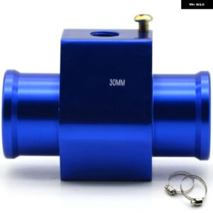 水温センサー アダプター ラジエーター ホース 1/8 NPT TEMP ホース 28MM 30MM 32MM 34MM 36MM 38MM 40MM - BLUE 30MM