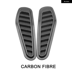 汎用 カーボンカー エンジン ボンネット スクープフード エアベント フロー3D ステッカー 吸気カバー 装飾 カスタム カー スタイリング アクセサリー - CARBON