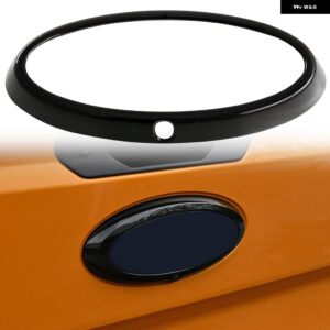 フォード レンジャー 2024 カーアクセサリー ABS オイル燃料 タンクキャップ カバー トリム と車リアドア トランク リッドカバー トリム 1個 - Glossy Black