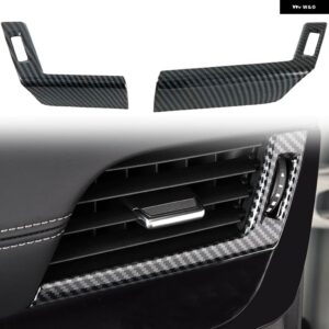 日産 エクストレイル T33 2021-2023 / 日産 キャシュカイ J12 2021-2023 カーアクセサリー ABS サイド エアコン 吹き出し口カバー 2個 - Style B