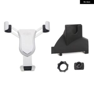 LHD スバル フォレスター SK 2019-2021 車用 エアベント マウント スタンド モバイルスマートフォン サポート 1セットみ LHD - Silver