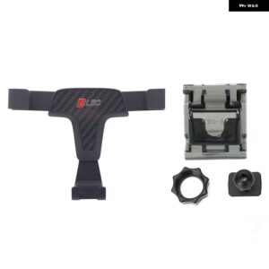 プジョー 3008/5008 2017 - 20 カーアクセサリー エアベント マウント スタンド モバイルスマートフォン サポート 1セット LHD RHD - Carbon Fiber Black