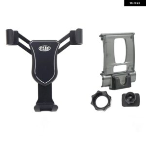 LHD RHD BMW 3シリーズ F30/4シリーズ F32 2014-2019 車用 ブラケット 携帯電話 ホルダー エアベント マウント スタンド 1セット - black