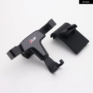 LHD RHD トヨタ RAV4 XA40 2014-2018 モバイル携帯電話 ホルダー 車用 エアベント マウント クレードル スタンド 1セット - Carbon Fiber Black