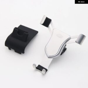 LHD RHD トヨタ RAV4 XA40 2014-2018 モバイル携帯電話 ホルダー 車用 エアベント マウント クレードル スタンド 1セット - Silver