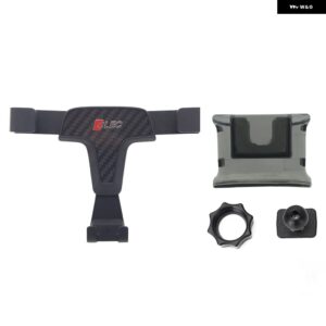 LHD RHD JEEP RENEGADE 2016-2023 カーアクセサリー プラスチック 合金 製 車用 ブラケット 携帯電話 ホルダー エアベント マウント スタンド 1セット - Carbon Fiber Black