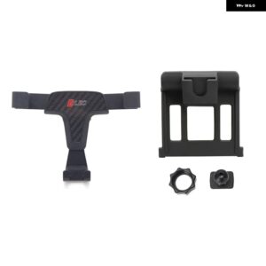 LHD RHD シュコダ オクタビア MK3 2015 - 19 カーアクセサリー エアベント マウント スタンド モバイルスマートフォン サポート 1セット - Carbon Fiber Black