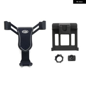 LHD RHD シュコダ オクタビア MK3 2015 - 19 カーアクセサリー エアベント マウント スタンド モバイルスマートフォン サポート 1セット - black