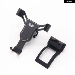 トヨタ CHR C-HR 2016-2020 カーアクセサリー プラスチック 合金 ブラケット 携帯電話 ホルダー エアベント マウント スタンド LHD RHD - black