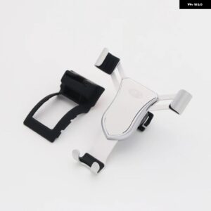 トヨタ CHR C-HR 2016-2020 カーアクセサリー プラスチック 合金 ブラケット 携帯電話 ホルダー エアベント マウント スタンド LHD RHD - Silver