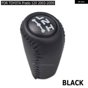 ブラック/ウッドカラー オートマチックトランス ミッション ギア シフト ノブ トヨタ ランドクルーザー プラド FJ150 FJ120 2003-2009 アクセサリー - Black B