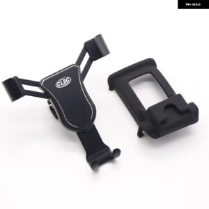 LHD ホンダ シビック 10代目 2016-2020 車用 エアベント マウント ブラケット 電話 ホルダー 携帯電話クレードル スマートフォン スタンド - black