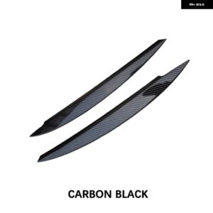 VWアクセサリー GOFT 7 2014 - 16 ヘッドランプ アイブロウ アイリッドカバー 装飾 トリム 光沢ブラック カーボン - CARBON