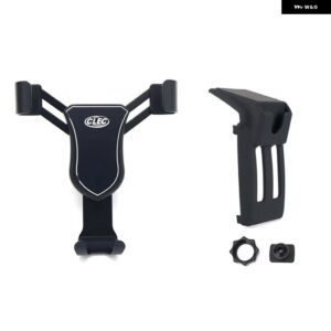 LHD トヨタ ランドクルーザー プラド FJ150 J150 2018-2021 カーアクセサリー エアベント マウント スタンド モバイルスマートフォン サポート 1セット - black