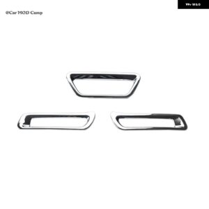 カーアクセサリー SUI SX4 S-CROSS 2014-2020 ABSクロームリア フォグランプ カバー ブレーキランプカバー トリム - 3PCS