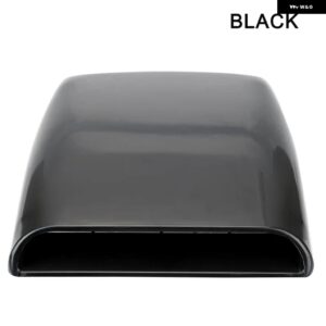 汎用 オート エンジン カバー フードスクープベント カー ボンネット エアインテークインレット 4X4 オフロードアクセサリー チューニング ホンダ ジャズ - black