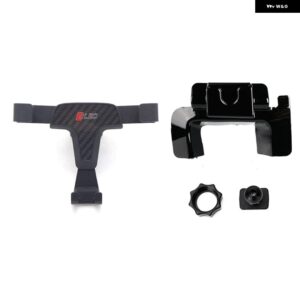 ボルボ XC60 2018 - 21 カーアクセサリー エアベント マウント スタンド 携帯電話 サポート 1セット LHD RHD - Carbon Fiber Black