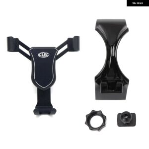 LHD RHD メルセデス ベンツ A クラス W177 2019-2021 CLA C118 2019 カーアクセサリー エアベント マウント スタンド 携帯電話 サポート 1セット - black