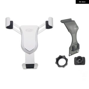 メルセデス ベンツ E クラス W213 2017 - 20 カーアクセサリー エアベント マウント スタンド モバイルスマートフォン サポート 1セット LHD RHD - Silver