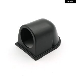 2インチ 52MM カーボンフェイス ブラックリム ブーストゲージ バー PSI 水温 油温 オイルプレス 電圧 タコメーター 真空計+ゲージポッド - Single pod