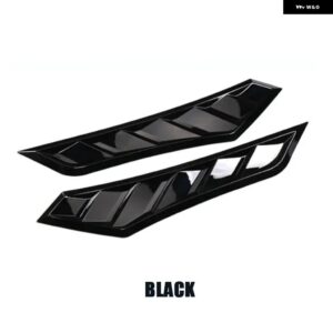 車用 ボンネット スクープエアインテークベントカバー ホンダ シビック プジョー 206 テスラ モデル3 フィアット 500 アウディ A3 フォード フォーカス レン - black