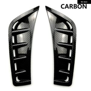 BENZ GLC クラス 2020+ GLC260 GLC300 X253 GLC63 GLC43 フロントホイール バンパー エアインテークフードベント 装飾 カバー アクセサリー - CARBON