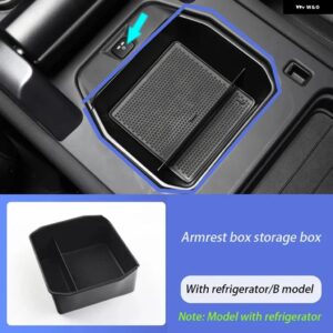 車用センター コンソール アームレスト 収納 ボックス ランドローバー ディフェンダー 90 110 2020-2024 アームレスト ホルダー コンテナ インテリア - Style A