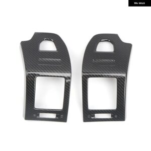 三菱 パジェロ V80 V93 2007-2021 アクセサリー カーボン スタイル インテリア エアコン 吹き出し口 カバー トリム 2個 - Side Cover