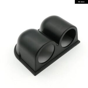 2インチ 52MM ブースト/水温/油温/電圧/タコメーター/ 油圧 ゲージ ブラックカラー デジタル レッド LED + ゲージポッド - Dual Pod