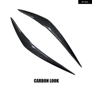 BMW アクセサリー 1シリーズ F20 F21 16I 118I 120I 125I M135I M140I 2015-2019 ヘッドライト アイブロウ アイリッドカバー 装飾 - CARBON