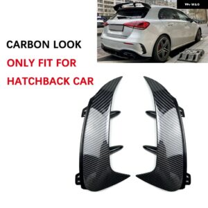 メルセデス ベンツ アクセサリー CLA W177 ハッチバック A45 A35 A180 A200 A220 AMG 2019+ リア バンパー スポイラー サイド カナード エアベント C - HB Carbon
