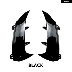 メルセデス ベンツ アクセサリー CLA W177 セダン A45 A35 A180 A200 A220 AMG 2019+ リア バンパー スポイラー サイド カナード エアベント カバー - black