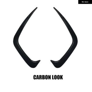 BMW 3シリーズ アクセサリー G20 G28 318I 320I 325I 330I 2019-2020 リア バンパー フィンカバー トリム サイドスプリッター ウィングスポイラー カナード - Carbon Look