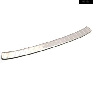 VW フォルクスワーゲン T-ROC 2017 - 23 ステンレス 製 アウター リア バンパー プロテクター プレート トリム - Silver