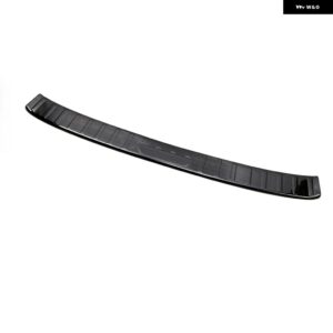 VW フォルクスワーゲン T-ROC 2017 - 23 ステンレス 製 アウター リア バンパー プロテクター プレート トリム - black